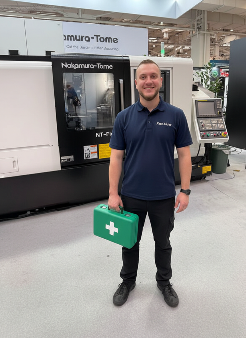 First Aider in the Machine Shop – More Than a Role, It’s a Lifeline